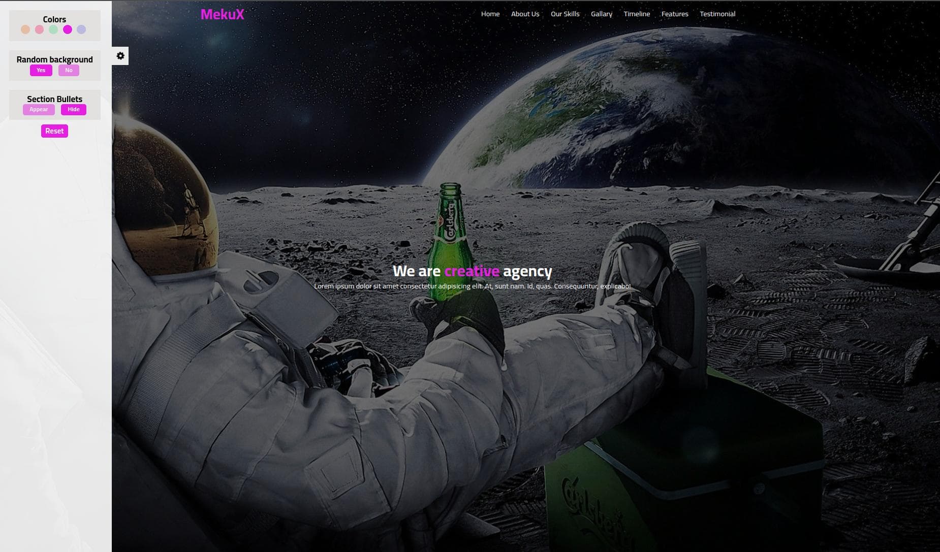 Agency Landing Page